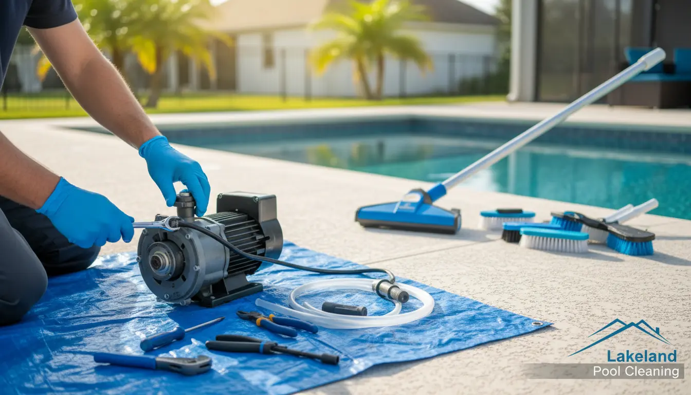 How Do Pool Cleaning Companies In Lakeland Handle Equipment Repairs?