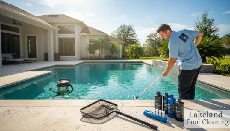 What does a typical Lakeland pool cleaning service include and how often should it be done? - Lakeland Pool Cleaning Lakeland